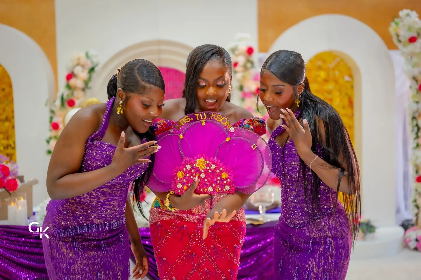 Wedding guests photographed by Ganga Kiran Photography