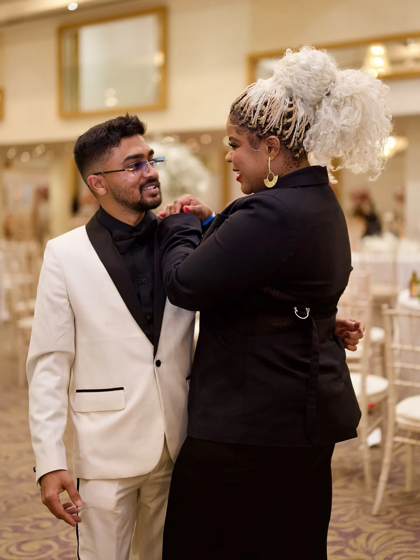 Reception portrait photographed by Ganga Kiran Photography